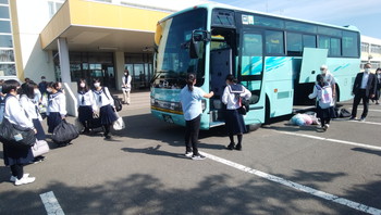 月形中学校2年生宿泊研修の画像2