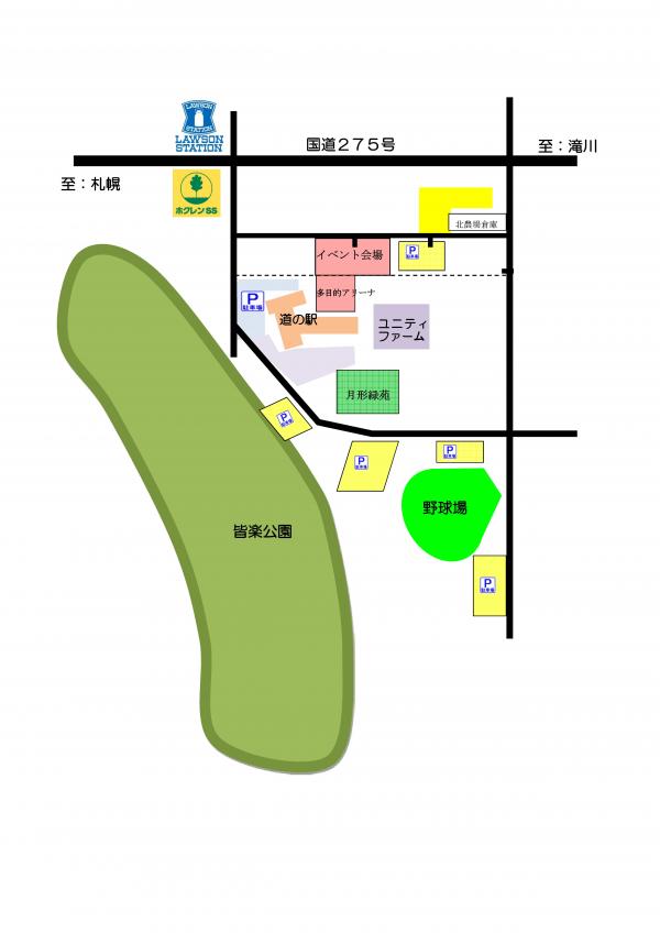 夏まつり会場駐車場　